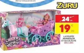 Stokomani La poupée mannequin et sa calèche zuru offre