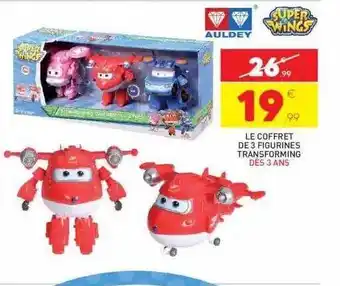 Stokomani Le coffret de 3 figurines transforming super wings offre