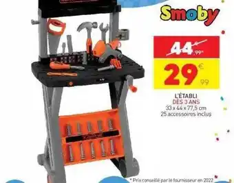 L'établi smoby