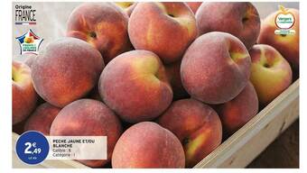 Intermarché Express Pêche Jaune Et-ou Blanche offre