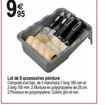 Tridôme Lot de 8 accessoires peinture offre