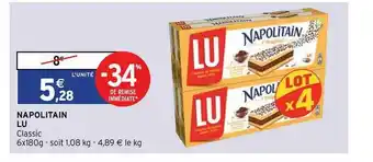Intermarché Express Napolitain Lu offre