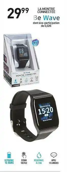 La Montre Connecté Be Wave