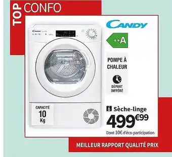 Conforama Sèche-linge candy offre