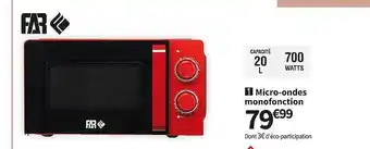 Conforama Micro-ondes monofontion far offre