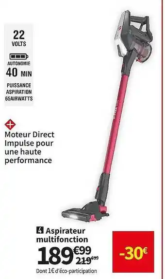Conforama Aspirateur multifonction offre