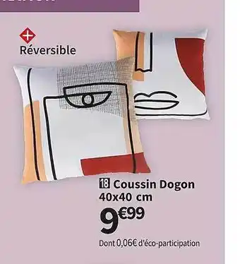 Conforama Coussin dogon 40x40 cm offre