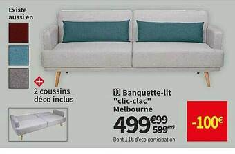 Conforama Banquette-lit offre