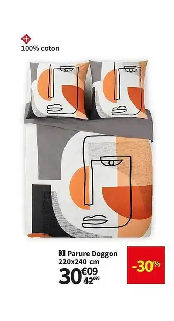 Conforama Parure doggon 220x240 cm offre