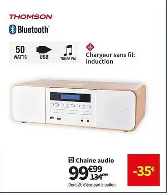 Conforama Chaîne audio thomson offre