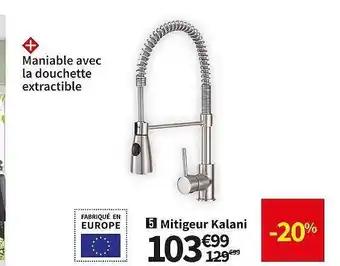 Conforama Mitigeur kalani offre