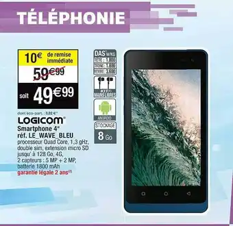 Cora x Carrefour Smartphone 4 offre