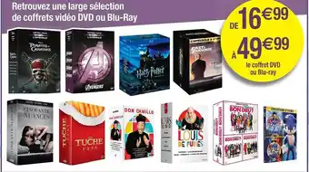 Cora x Carrefour Coffrets vidéo dvd ou blu-ray offre