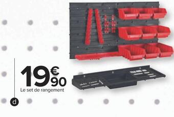 Carrefour Set de rangement d'atelier offre