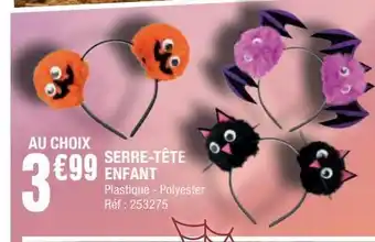 La Foir'Fouille Serre-tête enfant offre