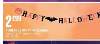 La Foir'Fouille Guirlande halppy halloween offre