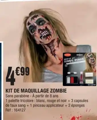 La Foir'Fouille Kit de maquillage zombie offre