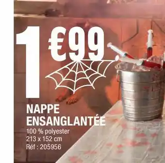 La Foir'Fouille Nappe ensanglantee offre