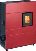 Brico Dépôt Poêle à granulés 5,4 kw – rouge offre