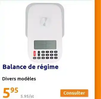 Balance de régime