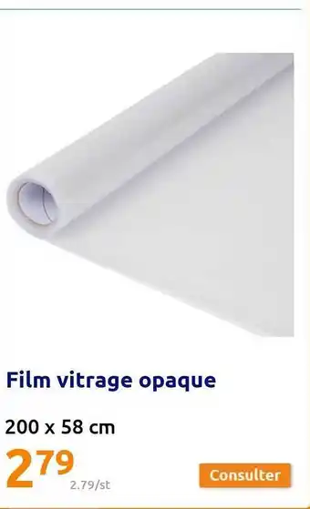 Film vitrage opaque