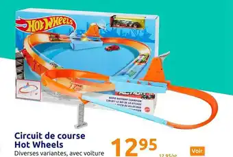 Action Circuit de course hot wheels offre