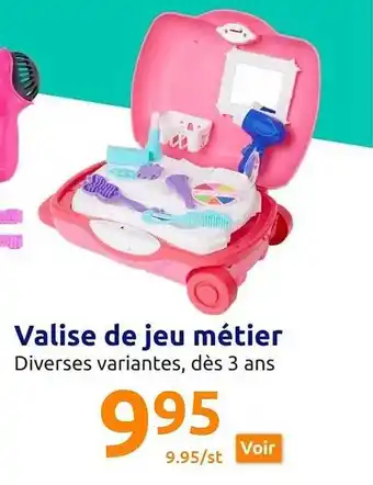 Action Valise de jeu métier offre