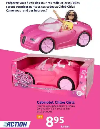 Action Cabriolet chloe girlz offre