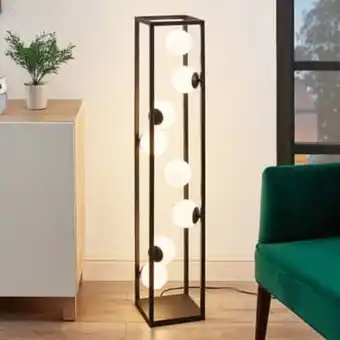 Luminaire Lindby utopia lampadaire led avec sphères de verre offre