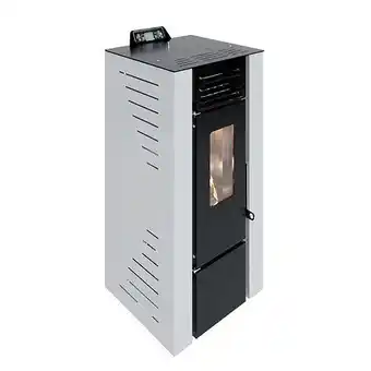 Bricorama Poêle à granulés étanche anita 13 kw blanc sannover offre