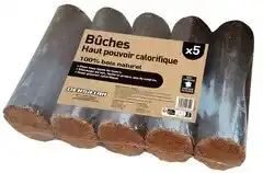 Brico Dépôt Lot de 5 bûches de 25 cm offre