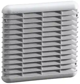 Grille en pvc blanche - 190 x 190 mm