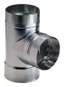 Brico Dépôt Té en inox brillant - ø 139 mm - 90 ° offre