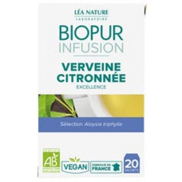Promo Biopur infusion verveine citronnée chez Léa Nature