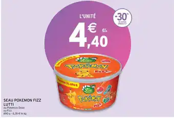 Intermarché Seau Pokemon Fizz Lutti offre