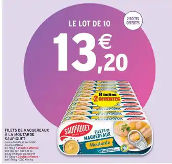 Intermarché Filets de Maquereaux à La Moutarde Saupiquet offre