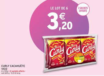 Intermarché Curly Cacahuète Vico offre