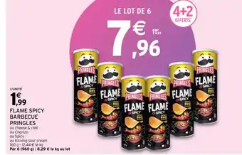 Intermarché Flame Spicy Barbecue Pringles offre