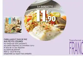 Intermarché Cabillaud et Duo de Riz Aux Petits Légumes offre