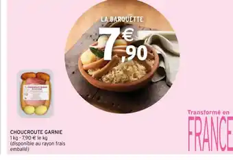 Intermarché Choucroute Garnie offre