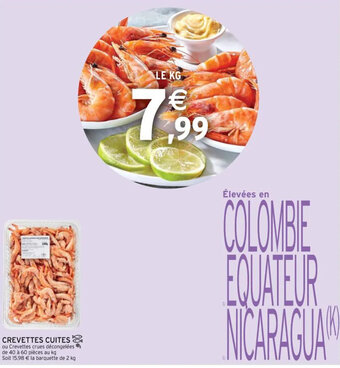 Intermarché Crevettes Cuites offre