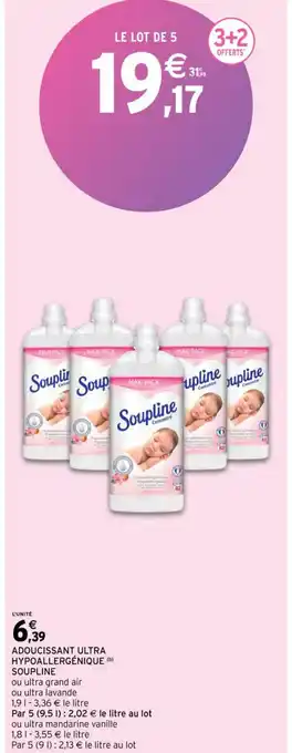 Adoucissant Ultra Hypoallergénique Soupline