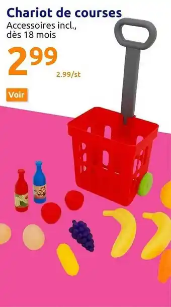 Action Chariot de courses offre