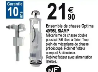 Ensemble de Chase Optima 49/95L Siamp