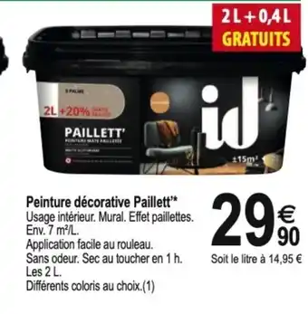 Peinture Décorative Paillett
