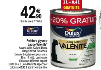 Tridôme Peinture Glycéro Laque Valénite offre