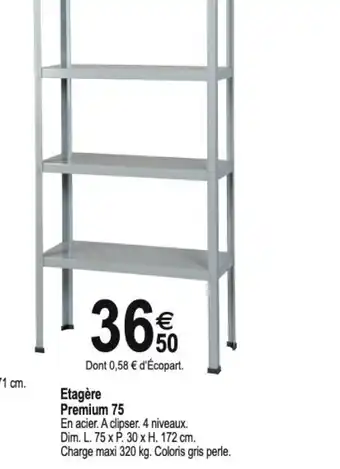 Tridôme Etagère Premium 75 offre