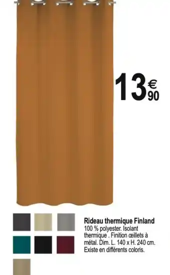 Tridôme Rideau Thermique Finland offre