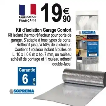 Tridôme Kit d'Isolation Garage Confort offre