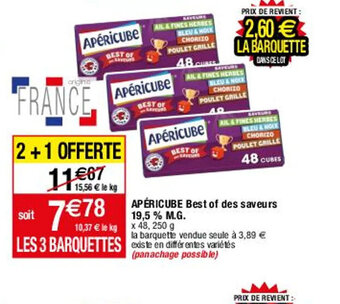 Migros Apericube Best Of des Saveurs 19,5% M.G offre